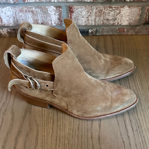 Rag & Bone Womens  Leather  Heel Ankle Boots Booties Shoes Brown - Picture 2 of 6